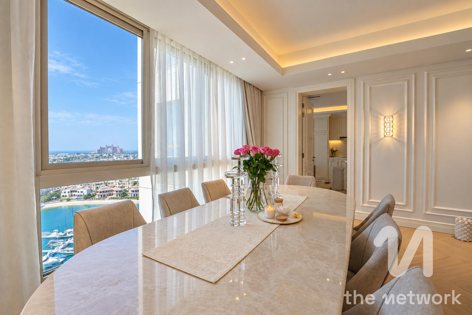 Fully Upgraded 4Bed Plus Office | Terrace | Sunset — Marina Residences 5