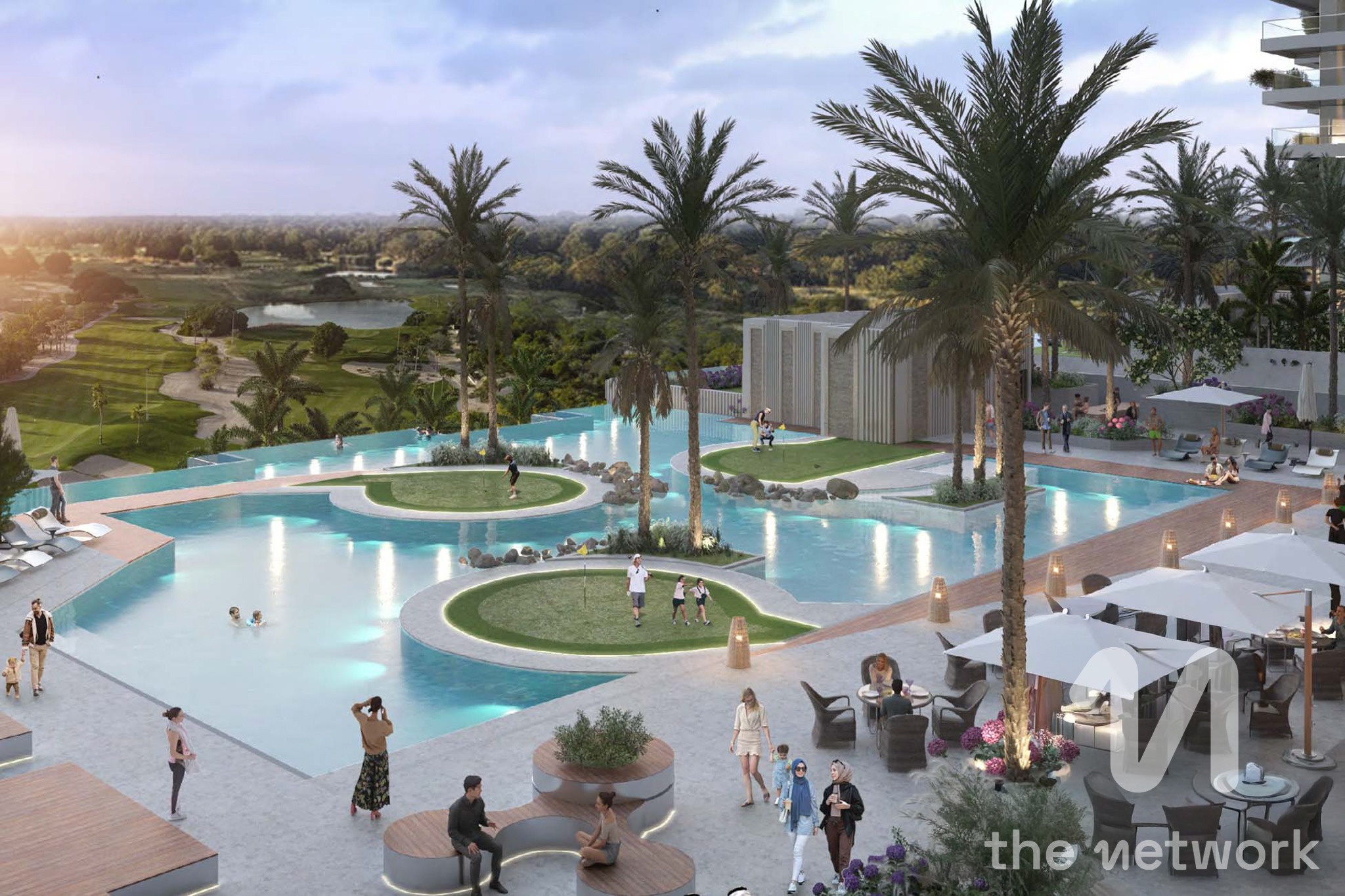 Golf Views | Resale | Prime DAMAC Location — Golf Greens 1 Tower B